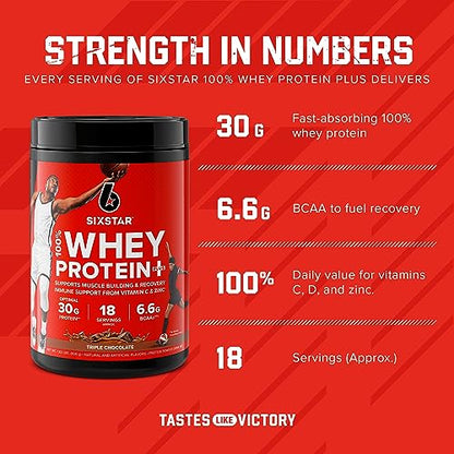 Six Star Elite Series 100% Whey Protein Plus Triple Chocolate 1.8lbs US Six StarBuy Supplements Australia