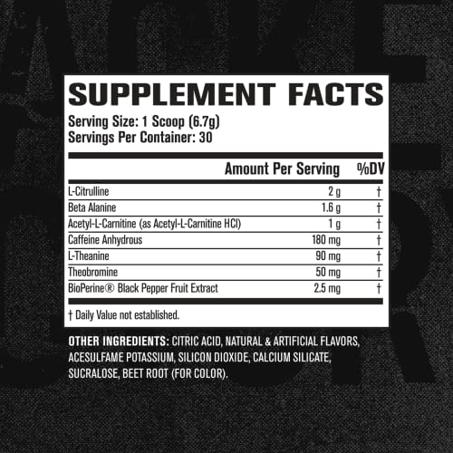 Jacked Factory NITROSURGE Shred Pre Workout Supplement - Energy Booster, Instant Jacked FactoryBuy Supplements Australia
