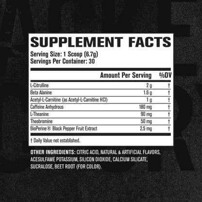 Jacked Factory NITROSURGE Shred Pre Workout Supplement - Energy Booster, Instant Jacked FactoryBuy Supplements Australia