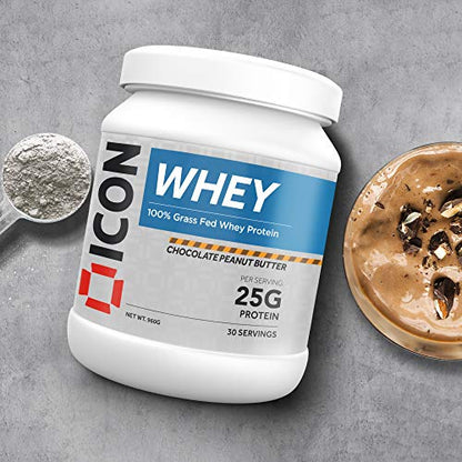 ICON Nutrition Whey Protein Powder 960g, 30 Servings - Chocolate Peanut Butter ICON NutritionBuy Supplements Australia