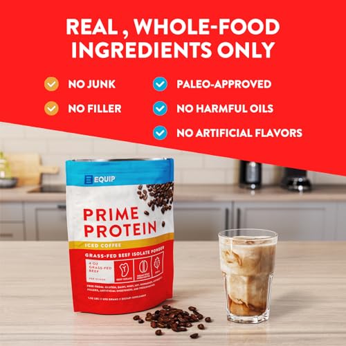 Equip Foods Prime Protein - Grass Fed Beef Protein Powder Isolate - Paleo and Keto EquipBuy Supplements Australia