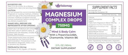 Magnesium Glycinate Liquid Drops for Women & Men, Triple Calm Magnesium Complex Supplement with L-Threonate, Malate, L-Theanine for Kids Adults Calm, Sleep & Mood, Sugar-Free, Natural Flavor, 2 fl oz loiomayBuy Supplements Australia