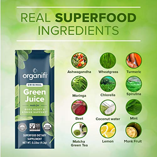 Organifi: GO Packs - Green Juice - Organic Superfood Supplement Powder - 30 Count OrganifiBuy Supplements Australia