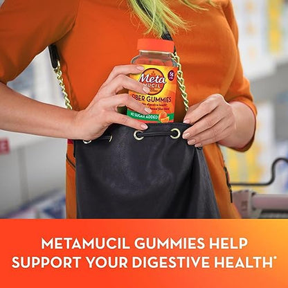 Metamucil Fiber Supplement Gummies, Sugar Free Orange Flavor, 5g Prebiotic Plant Based MetamucilBuy Supplements Australia