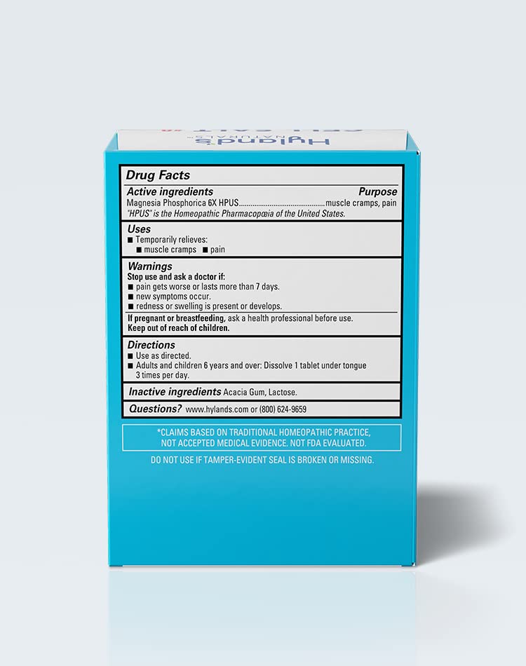 Hyland's No. 8 Cell Salt Mag Phos 6X, PMS Relief, Natural Homeopathic Relief of Menstrual Pain and Muscle Cramp Symptoms, Muscle Relaxer, Quick Dissolving Tablets, 100 Count Hyland'sBuy Supplements Australia