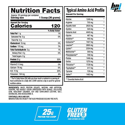 BPI Sports Iso Hd – 100% Whey Protein isolates – Muscle Growth, Recovery, Weight Loss, BPI SportsBuy Supplements Australia
