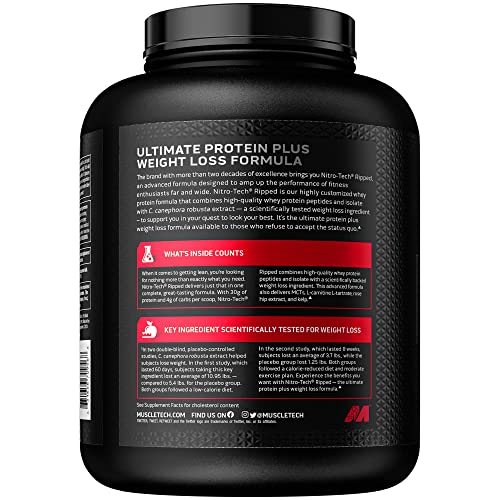 MuscleTech Nitro-Tech Ripped Lean Whey Protein Powder Whey Protein Isolate Weight MuscleTechBuy Supplements Australia