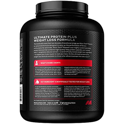 MuscleTech Nitro-Tech Ripped Lean Whey Protein Powder Whey Protein Isolate Weight MuscleTechBuy Supplements Australia