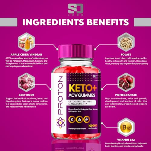 Proton Keto ACV Gummies Advanced Weight Loss 1000 MG, Proton Keto ACV Gummies S.O LabsBuy Supplements Australia