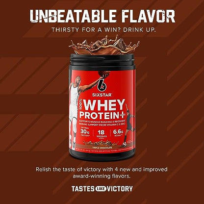 Six Star Elite Series 100% Whey Protein Plus Triple Chocolate 1.8lbs US Six StarBuy Supplements Australia