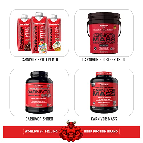MuscleMeds Carnivor Beef Protein Isolate Powder, Chocolate Peanut Butter, 4.14 Pound MuscleMedsBuy Supplements Australia