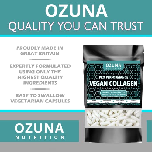 Pro Performance Vegan Collagen Complex – Vegetarian Collagen Capsules, Plant Based Collagen OZUNA NUTRITIONBuy Supplements Australia