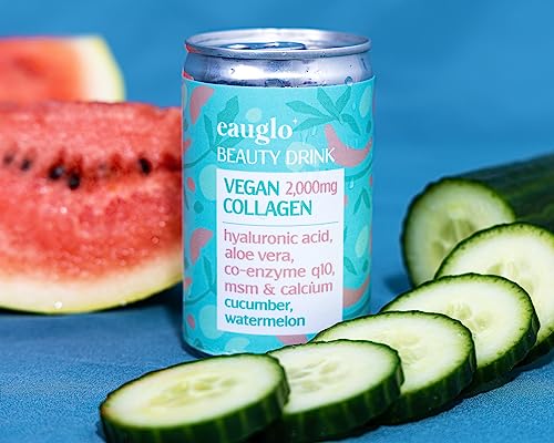 Eauglo- Cucumber & Watermelon Vegan Collagen Beauty Drink, Anti-Ageing & Radiant Skin EauGloBuy Supplements Australia