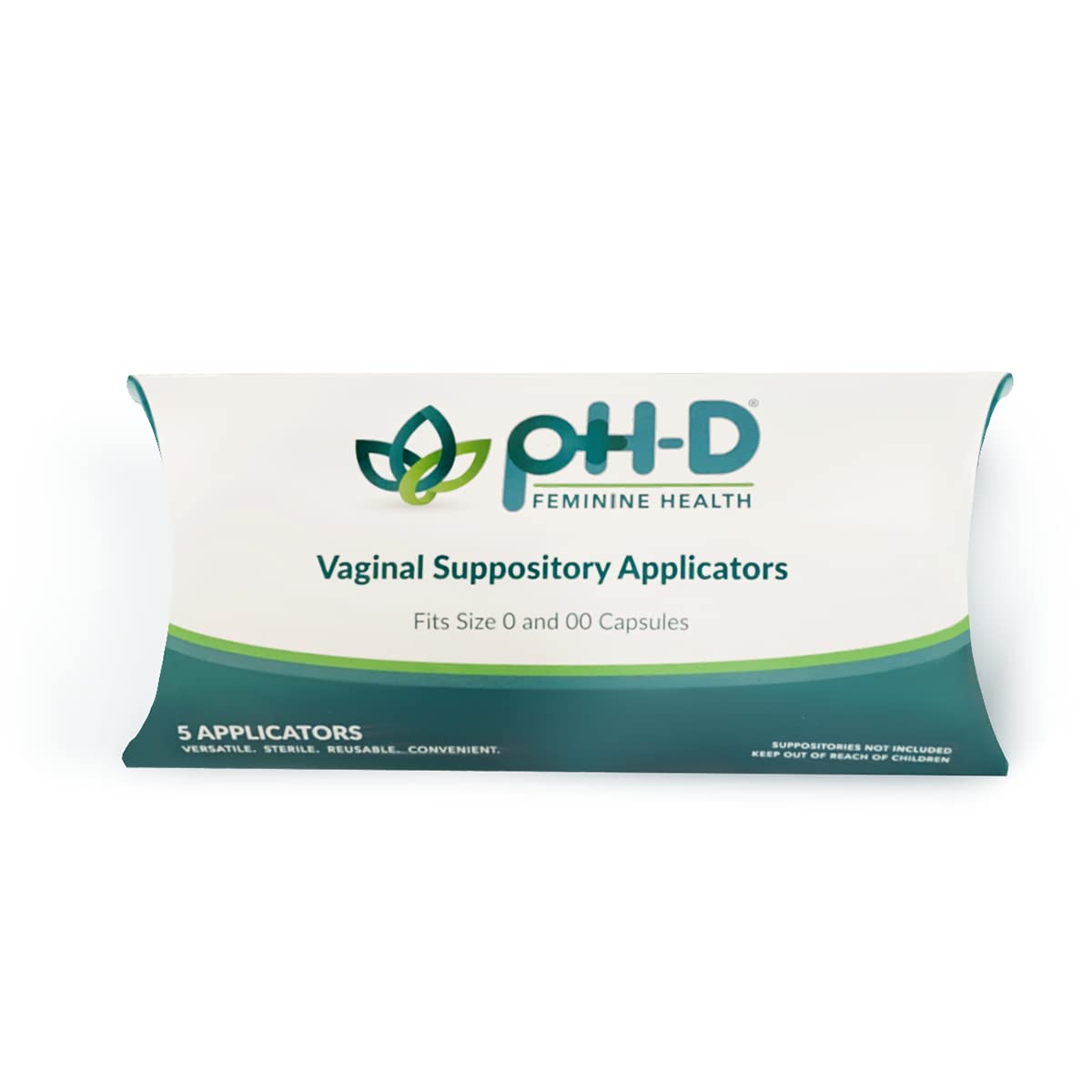 pH-D Feminine Health - Vaginal Suppository Applicators, Ideal for Boric Acid Suppositories, Reusable, Fits Most Vaginal Suppositories, Made in The USA - 5 Count… pH-D Feminine Health SupportBuy Supplements Australia