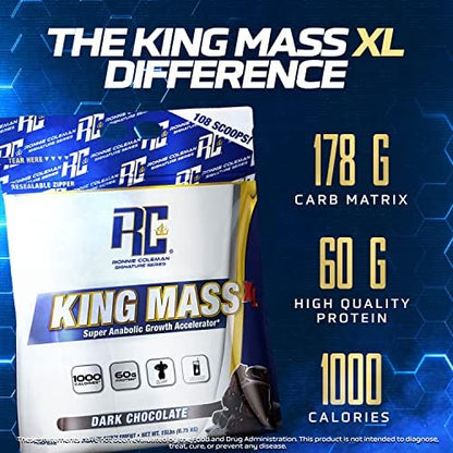 Ronnie Coleman Signature Series King Mass XL Protein Powder, Weight and Muscle Gainer Ronnie Coleman Signature SeriesBuy Supplements Australia