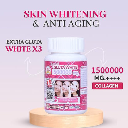 Supreme Gluta White 1500000mg for Skin Lightening, Skin Moisturizer, Collagen Stimulator Healthy Supreme Gluta WhiteBuy Supplements Australia