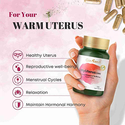 GinSen MyUterus Care for Women’s Warm Uterus, Pregnancy & Menstrual Wellness GinSenBuy Supplements Australia