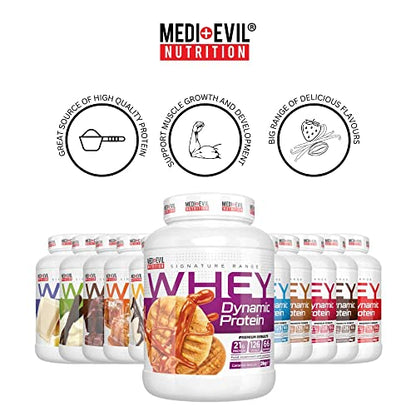 Medi-Evil Nutrition Whey Dynamic Protein, Cookies and Cream Flavour, 2kg, 66 Servings Medi-Evil NutritionBuy Supplements Australia