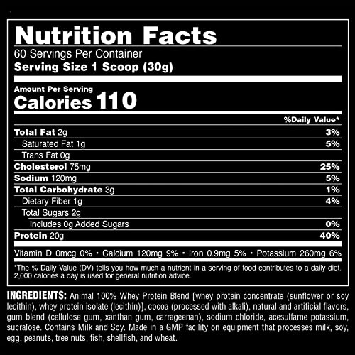 Animal 100% Whey Protein Powder – Whey Blend for Pre- or Post-Workout, Recovery AnimalBuy Supplements Australia