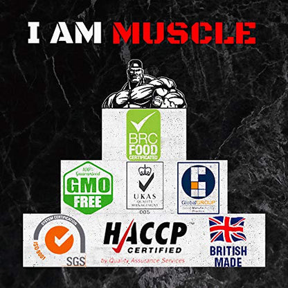 Ultimate Whey Protein + BCAA’s Powder, Premium High Protein Isolate, Enhance Lean Muscle Mass and Recovery, 1kg I AM MUSCLEBuy Supplements Australia