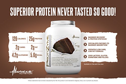 Metabolic Nutrition, Protizyme, 100% Whey Protein Powder, High Protein, Low Carb Metabolic NutritionBuy Supplements Australia