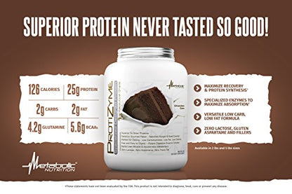 Metabolic Nutrition, Protizyme, 100% Whey Protein Powder, High Protein, Low Carb Metabolic NutritionBuy Supplements Australia