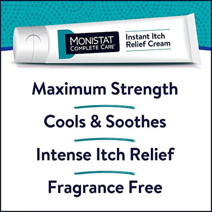 Monistat Instant Itch Relief Cream for Women, Maximum Strength Feminine Itch Care, 1 oz MonistatBuy Supplements Australia