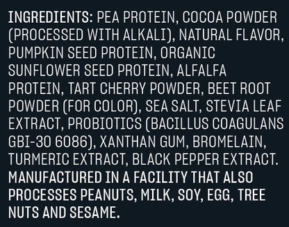 Vega Sport Premium Vegan Protein Powder, Chocolate - 30g Plant Based Protein, 5g BCAA VegaBuy Supplements Australia