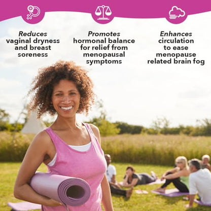 Pausitivi-T - Menopause Support Supplement - Powerful Relief for Hot Flashes, Hormone Imbalance & Night Sweats - Nourishes Tissue - Sage, Chasteberry, Soy Isoflavones & Black Cohosh - 60 Capsules LifeSeasonsBuy Supplements Australia