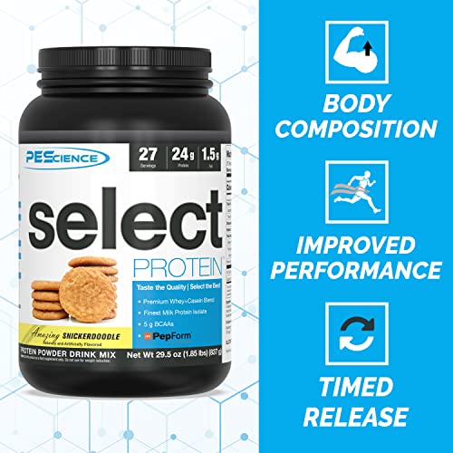 PEScience Select Low Carb Protein Powder, Snickerdoodle, 27 Serving, Keto Friendly PEScienceBuy Supplements Australia