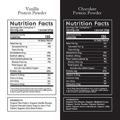 Truvani Organic Vegan Protein Powder Sample Pack - 20g of Plant Based Protein, Organic TruvaniBuy Supplements Australia