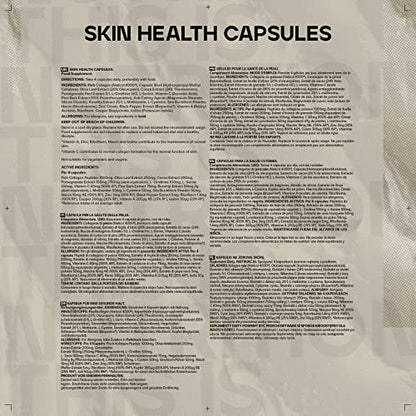 Bulk Skin Health Supplement Capsules, Collagen, Vitamin C, Iodine, Pack of 120 BulkBuy Supplements Australia