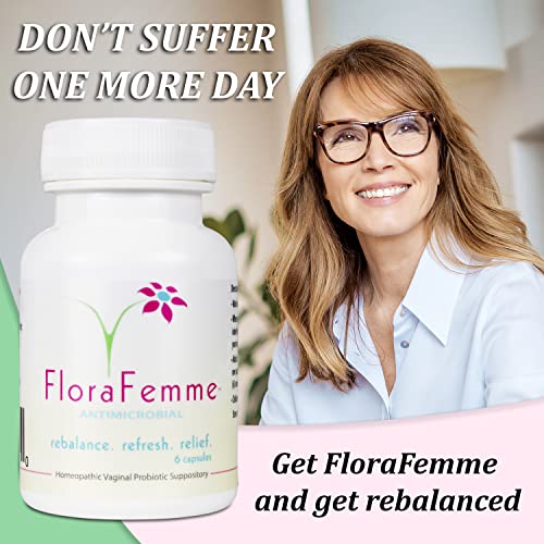 FLORAFEMME - pH Vaginal Probiotics Suppository - Supports pH Balance of Yeast & Bacteria FLORAFEMMEBuy Supplements Australia