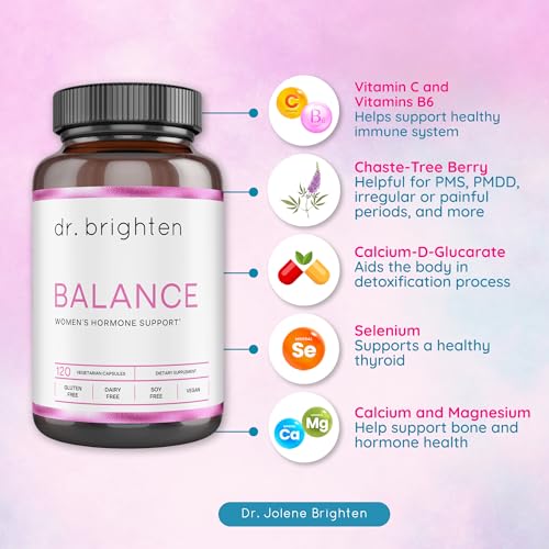 Dr. Brighten Balance - Hormone Balance for Women with Chasteberry and DIM - Targets Dr. BrightenBuy Supplements Australia
