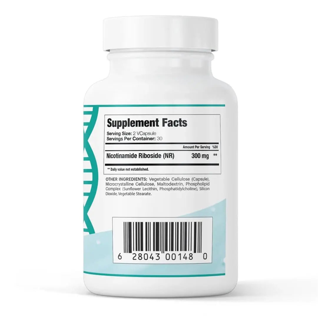 GenuinePurity Liposomal NR 300mg Nicotinamide Riboside Supplement | Advanced NAD Boost for Cellular Energy and Mitochondrial Function | Gluten Free, Vegan, USA Made, Non-GMO | 60 Capsules GenuinePurityBuy Supplements Australia