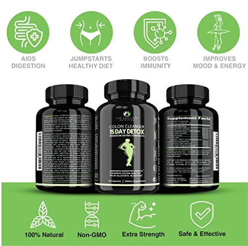 Colon Cleanser Detox. Premium 15 Day Fast-Acting Detox Cleanse Diet Pills, Probiotic THE ENCLARE NUTRITIONBuy Supplements Australia