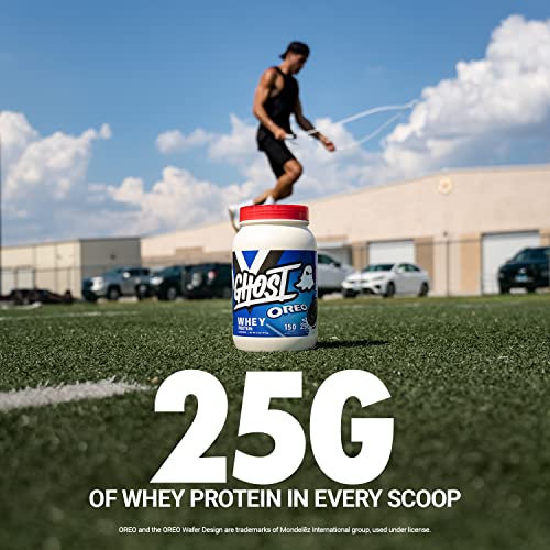 GHOST Whey Protein Powder, Oreo - 2LB Tub, 25G of Protein - Cookies & Cream Flavored GHOSTBuy Supplements Australia