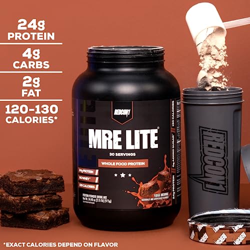 REDCON1 MRE Lite Whole Food Protein Powder, Blueberry Cobbler - Low Carb & Whey REDCON1Buy Supplements Australia