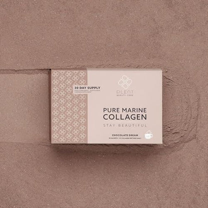 Plent Pure Marine Collagen Chocolate Dream - Stay Beautiful - 5G Collagen Peptides Daily PlentBuy Supplements Australia