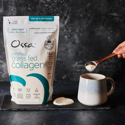 Ossa Certified Grassfed Collagen Peptides Powder-Supplement for Joint, Gut, Hair, Skin & Nails OssaBuy Supplements Australia