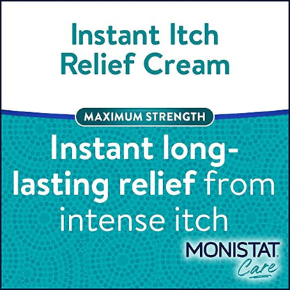 Monistat Instant Itch Relief Cream for Women, Maximum Strength Feminine Itch Care, 1 oz MonistatBuy Supplements Australia
