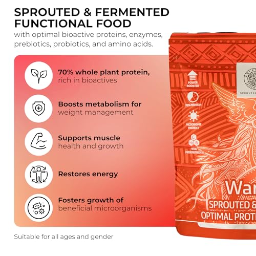 ANCESTRAL SUPERFOODS: Vegan Superfood Protein Powder, Gluten-Free Alkaline Fibre Supplement ANCESTRAL SUPERFOODS SPROUTED FOR LIFEBuy Supplements Australia
