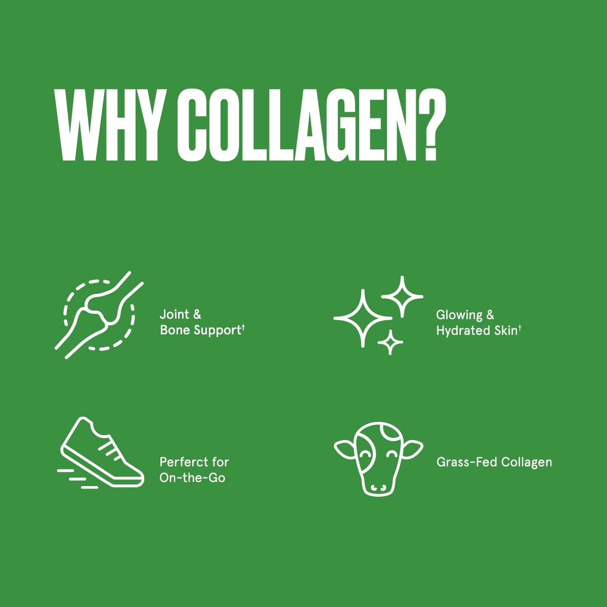 Bulletproof Unflavored Collagen Peptides Powder Packets, Pack of 15, Grass-Fed Collagen BulletproofBuy Supplements Australia