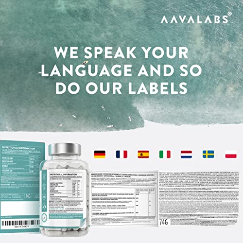 Marine Collagen Tablets for Women and Men with Hyaluronic Acid, Natural Vitamin C & Magnesium - with Pure Collagen peptides AAVALABSBuy Supplements Australia