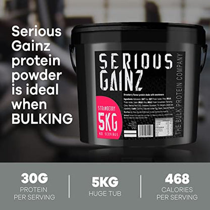 The Bulk Protein Company, SERIOUS GAINZ - Whey Protein Powder - Weight Gain, Mass Gainer The Bulk Protein CompanyBuy Supplements Australia