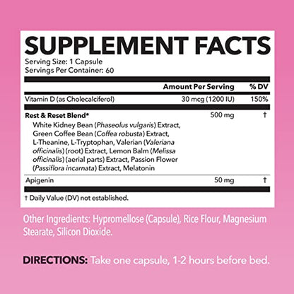 Night Time Fat Burner for Women | Weight Loss and Sleep Support Blend With Apigenin HAVASU NUTRITIONBuy Supplements Australia