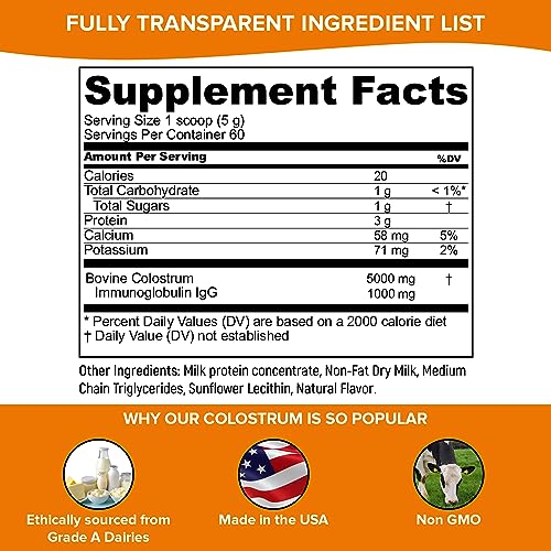 Pure Velvet Colostrum Powder for Gut Health, Bloating, Hair Growth, Immune Support Pure VelvetBuy Supplements Australia