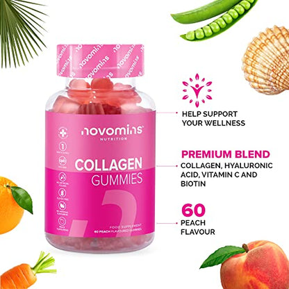 Novomins Collagen Gummies - Marine Collagen Gummies - Superior Type 1 Hydrolysed Collagen novominsBuy Supplements Australia