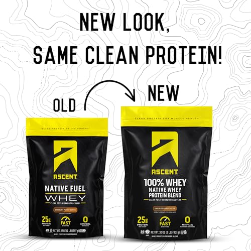 Ascent 100% Whey Protein Powder - Post Workout Whey Protein Isolate, Zero Artificial AscentBuy Supplements Australia