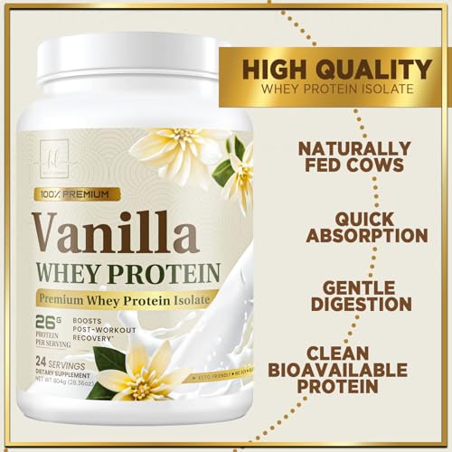 Hello Lovely! Whey Protein Powder, Vanilla Flavored Whey Isolate with 26g Protein Hello Lovely!Buy Supplements Australia